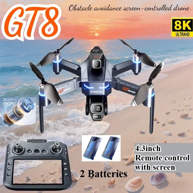 Drone Multispectral - Drohne 4K HD GT8 Kamera Hindernisvermeidung