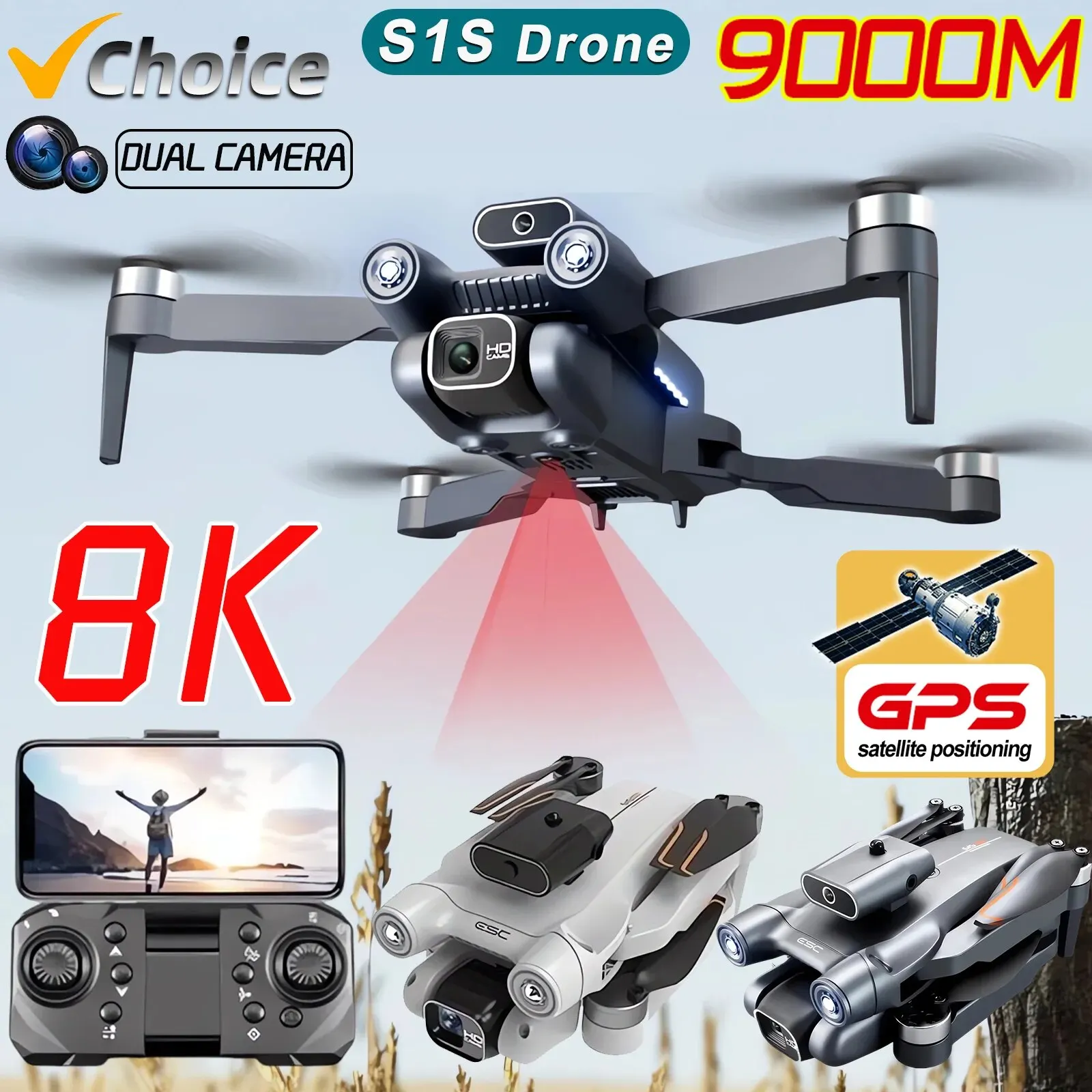 Drone Aerial Photography - Neue s1s 5g gps drohnen kamera