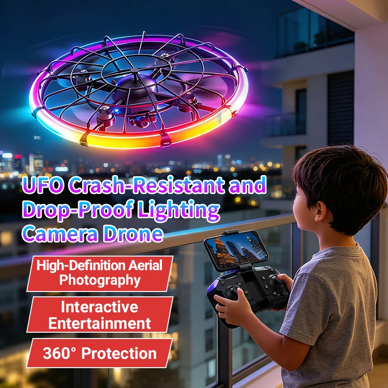 Drone Lidar - JJRC H145 UFO RC-Drohne mit Dual-HD-Objektiv,
