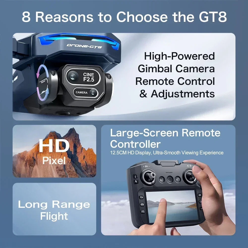 Drohne 4K HD GT8 Kamera Hinder – Drone Multispectral Bewertung und Preis