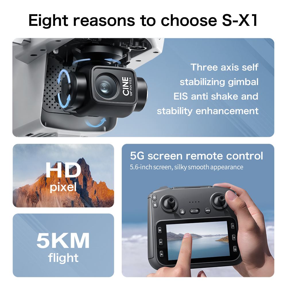 Top-Angebot S-X1 MAX GPS-Drohn – Drone Thermal Imaging Bewertung und Preis
