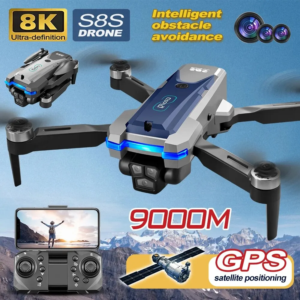 S8s gps drohne 5g wifi 8k hd d – Drone Lidar Bewertung und Preis